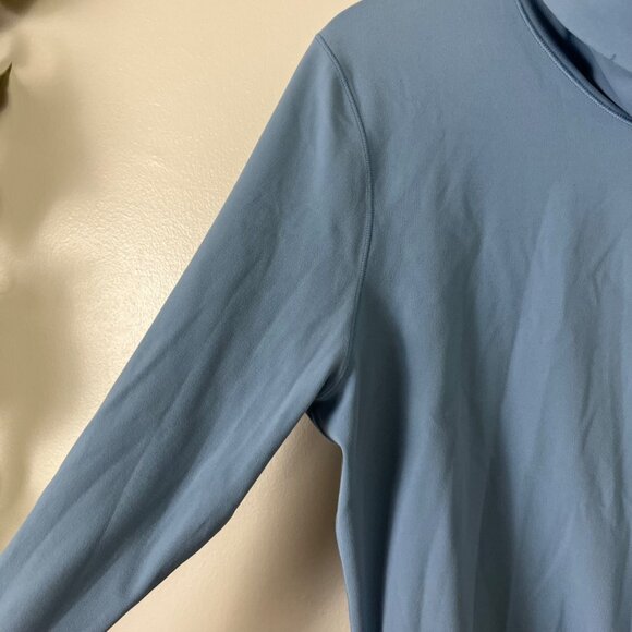 Lululemon Athletic Melodic Movement Long Sleeve Shirt Cascade Blue Size 12 - Picture 5 of 8